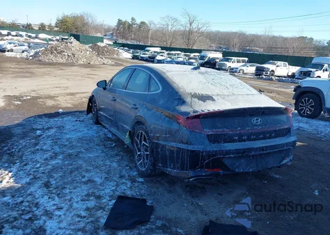 2022 Hyundai Sonata N Line из США, поврежденный, VIN KMHL14JC7NA227659